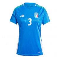 Fotbalové Dres Itálie Federico Dimarco #3 Dámské Domácí ME 2024 Krátký Rukáv